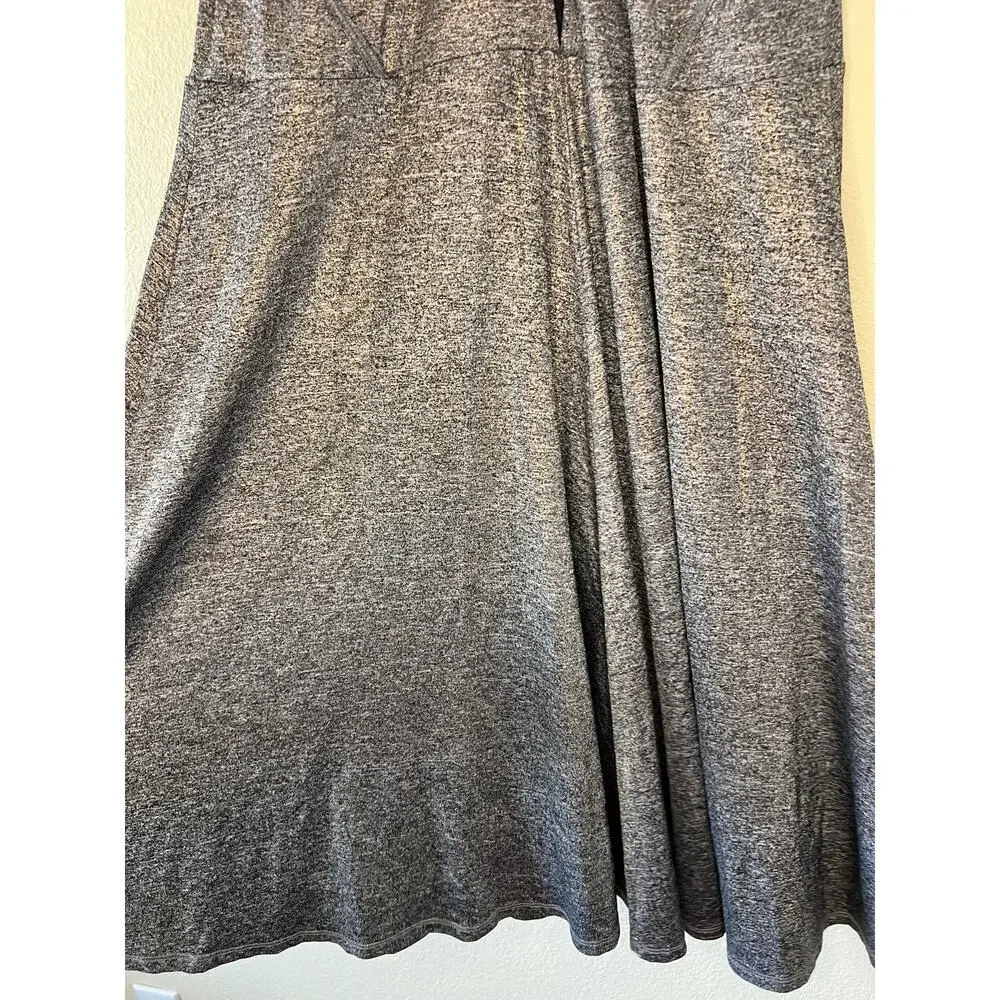 Rachel Roy, Heathered Gray Silver Dress, Nylon Blend, Strappy Back Casual Dress - Picture 6 of 8